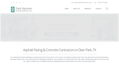 Desktop Screenshot of dhconstruction.com